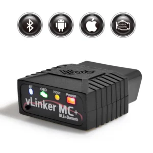 Vgate vLinker MC+ V2.2 Bluetooth 4.0 OBD2 Diagnostic Scanner - Support All 5 OBD2 Protocols SW-CAN (for GM) MS-CAN (for Ford)