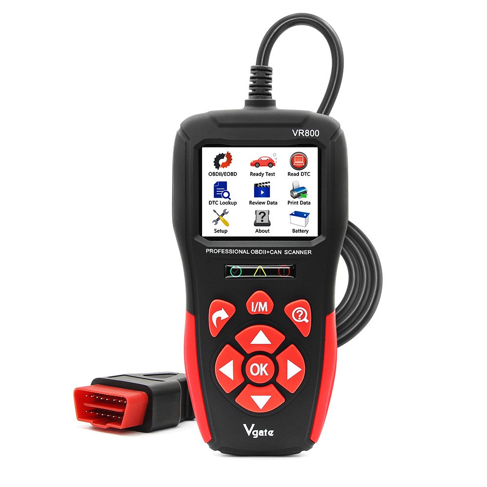 VGATE VR800 Professional OBD2+CAN Scanner Car Battery Tester Code Reader