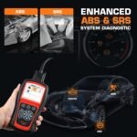 Autel Autolink AL619 ABS/SRS + CAN OBD2 ABS/ SRS Car Diagnostic Tools Multi-system