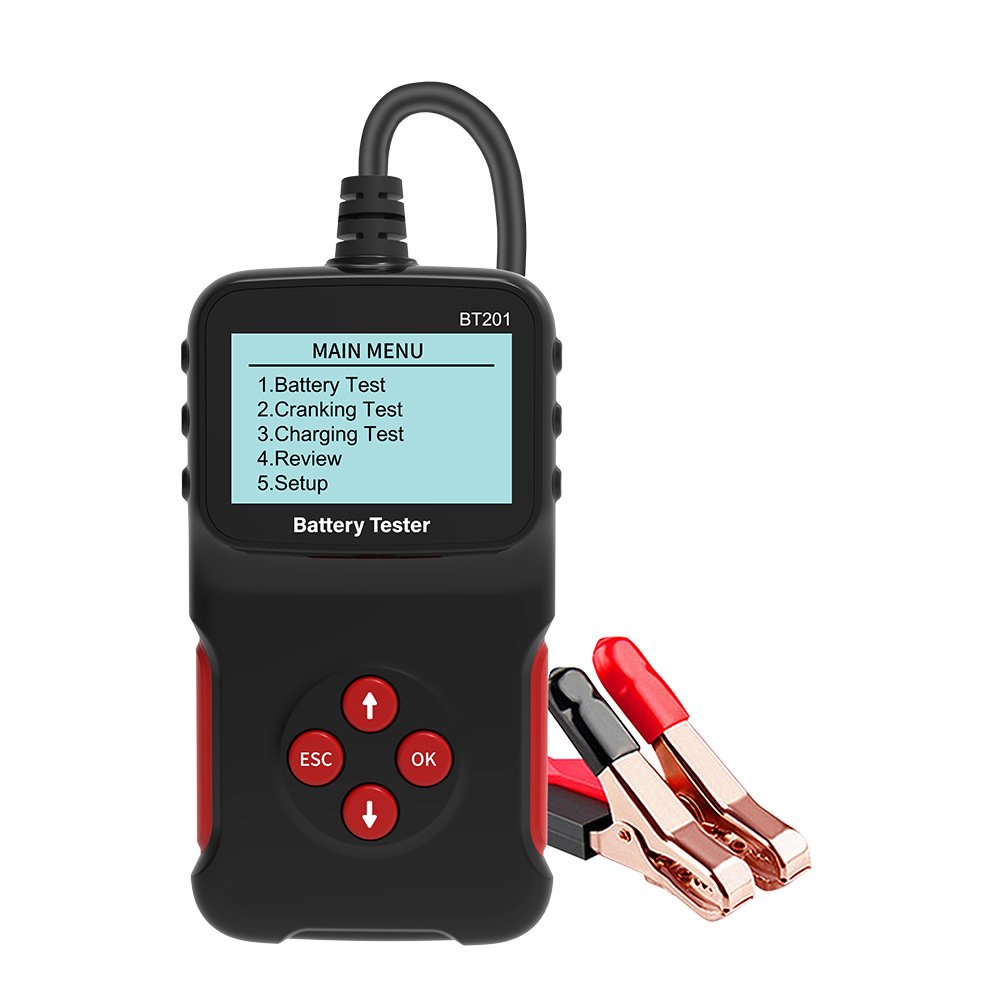 Bt201 Car Battery Tester 12V Motorcycle Battery Detector