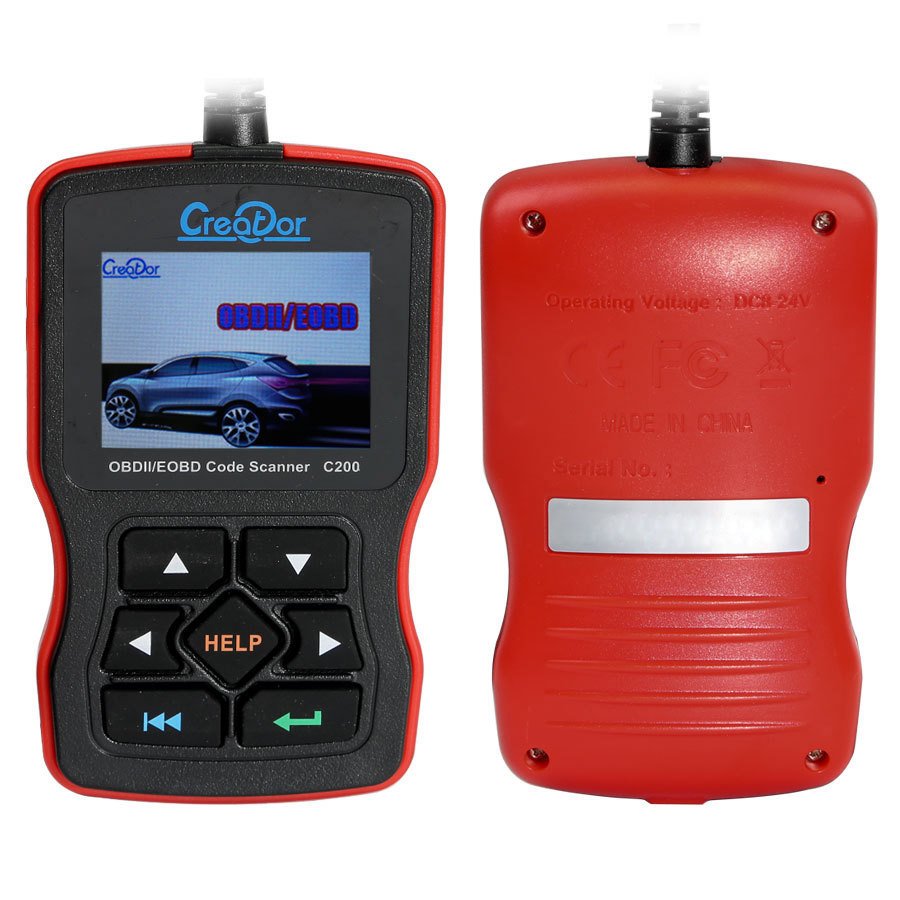 Creator C200 OBD2/EOBD Code Scanner Car Diagnostic Tools