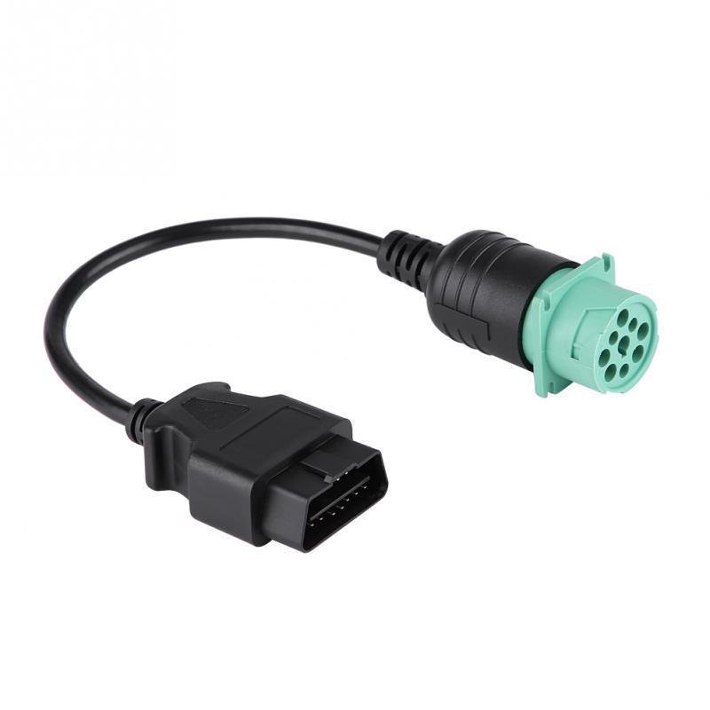 OBD 16PIN Male Head to 9PIN Diagnostic Line for Cummins Engine Heavy Truck and for Dongfeng