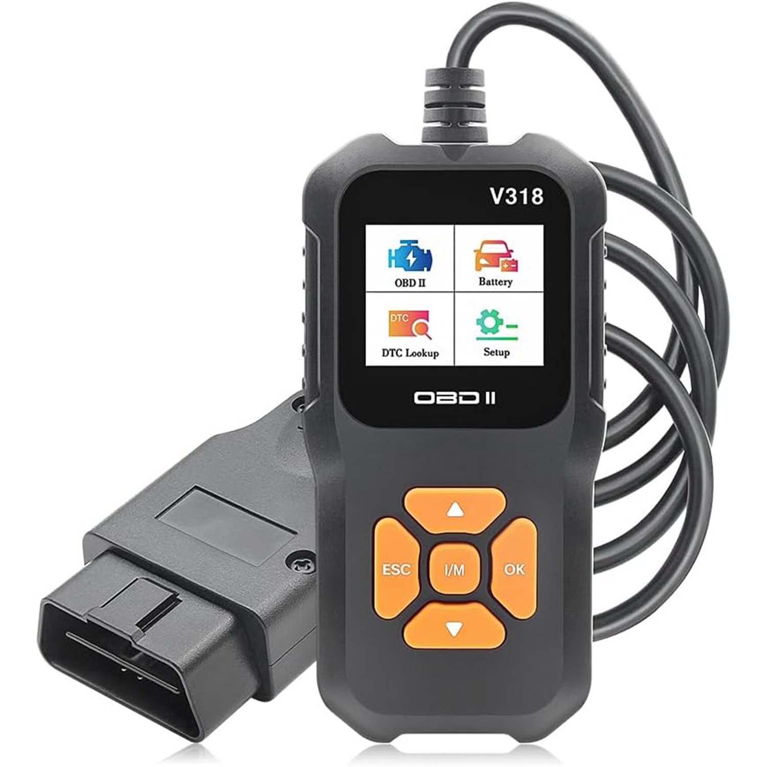 V318 Multi-language OBD2 Scanner Car Fault Diagnosis Tool