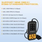 V520 OBD2 Scanner Car Diagnostic Tool Engine Fault Detector Support All Models of OBD2 Protocol