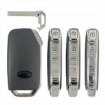 3/4 Buttons Car Key Shell Car Replacement Shell Applicable to VVDI Sub-machine XZKA82EN for Kia