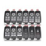 2+1 Buttons 315mhz Smart Remote Control Car Keys for Ford Edge Explorer Fusion Mustang 2017-2020