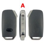 3/4 Buttons Car Key Shell Car Replacement Shell Applicable to VVDI Sub-machine XZKA82EN for Kia