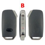3/4 Buttons Car Key Shell Car Replacement Shell Applicable to VVDI Sub-machine XZKA82EN for Kia