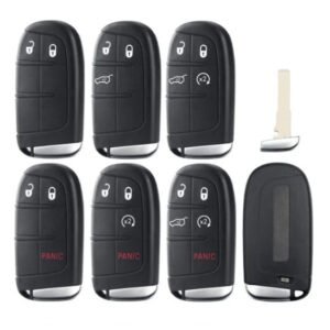 2/3/4/5 Buttons Remote Control Key 433mHz 4A Chip M3N-40821302 for Jeep Compass