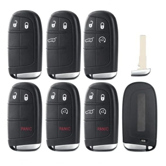 2/3/4/5 Buttons Remote Control Key 433mHz 4A Chip M3N-40821302 for Jeep Compass