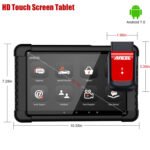 Ancel X6 Bluetooth Car Diagnostic Tool Automotive ABS Airbag Oil EPB DPF Reset OBD 2 Scanner Auto Code Reader
