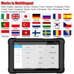 Ancel X6 Bluetooth Car Diagnostic Tool Automotive ABS Airbag Oil EPB DPF Reset OBD 2 Scanner Auto Code Reader