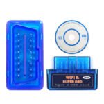 Mini Wireless ELM327 WIFI V1.5 OBD2 Auto Scanner Tool Car Diagnostic Tool Barcode Reader Work for Android/iOS