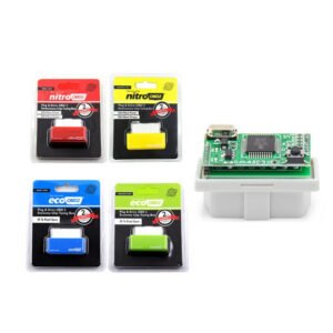 Plug and Drive NitroOBD2 EcoOBD2 Performance Chip Tuning Box with PIC16F59 Chip for Benzine Cars