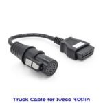 Truck Cable OBD1 to OBD2 for Iveco Truck 30Pin Male to OBD2 16Pin