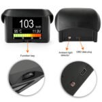 Ancel A202 OBDII On-board Computer Car Digital Computer Display Speed Fuel Consumption Temperature Gauge OBD2 Automobile Scanner