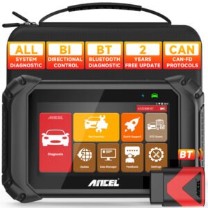 ANCEL V5BT OBD2 Car Full System Scan Tools 15+ Reset Active Test CAN-FD OBD2 Scanner Diagnostic Tool