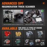 ANCEL V6HD Heavy Duty Truck Scanner OBDII Test Tool Diesel Heavy Truck Diagnostic Tool Compatibility 40+ Resets for Cummins