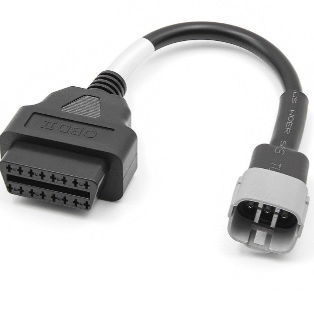 6P to 16P Adapter Cable OBD2 Engine Fault Diagnosis Detection Adapter Plug for Suzuki Motorcycle