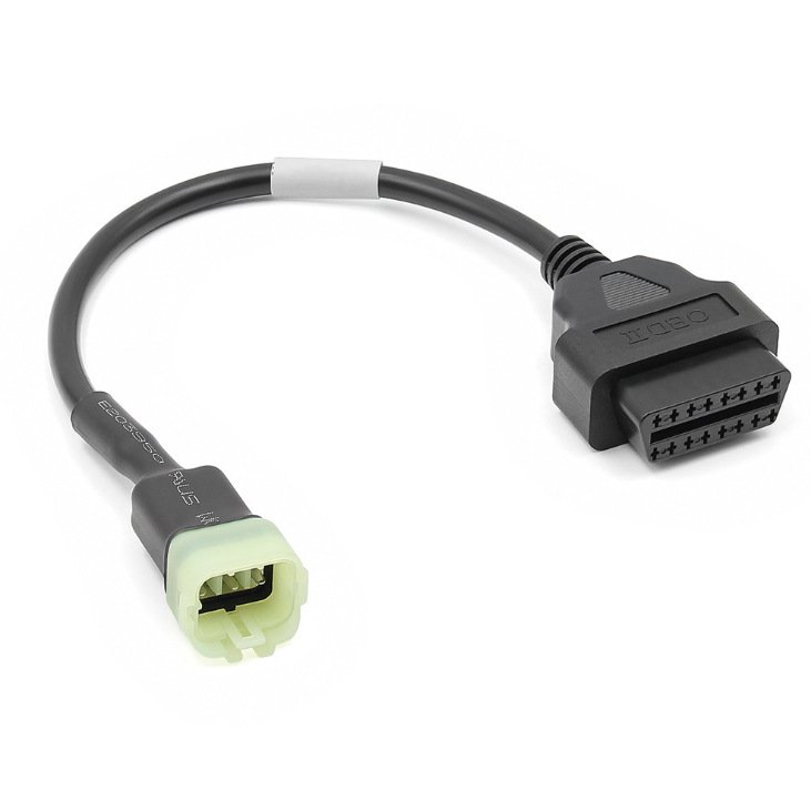OBD to 6 Pin Adapter Cable for Kawasaki Motorcycle