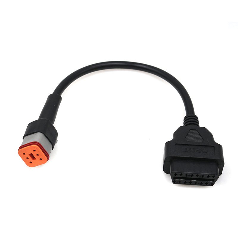 OBD 16pin to 6pin Adapter Cable for Harley Motorcycle