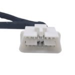 0.15M 2-in-1 OBD2 Car Adapter Cable Car Diagnostic Tool Extension Cable for Toyota and Nissan