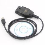 Automobile Fault Diagnosis Instrument OBD2 OBD II USB Cable VAG-COM KKL 409.1