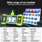 JDiag M300 OBD2 Motorcycle Scanner Car Diagnostic Tool Clear Fault Codes