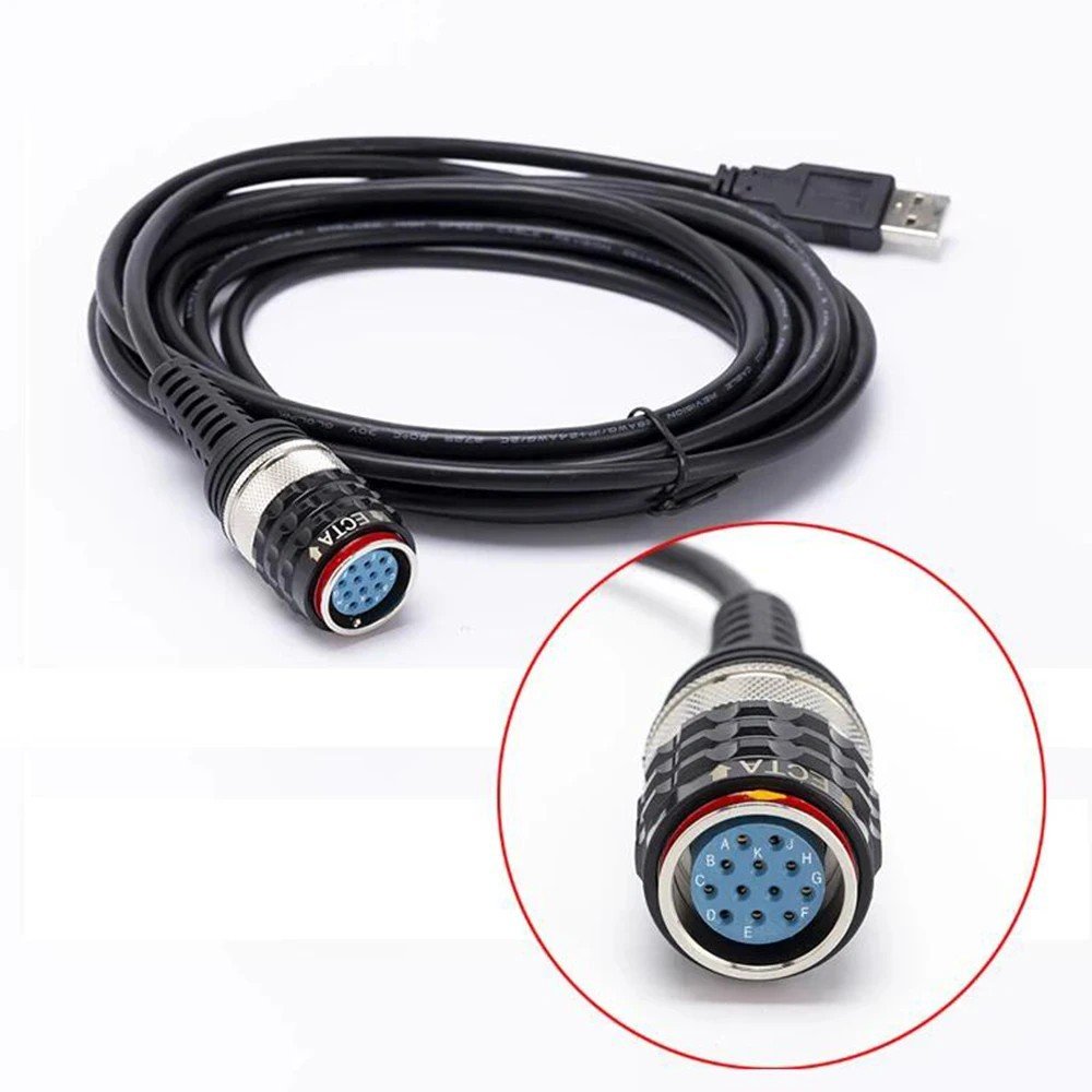 Truck Diagnostic Tool Cable For 88890300 Vocom Interface