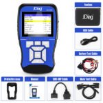 JDIAG M100 Moto Scanner Universal Motorcycle Scan Tool Dual System Motorcycle Detection System + Battery Detection- OBD Version