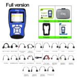 JDIAG M100 Moto Scanner Universal Motorcycle Scan Tool Dual System Motorcycle Detection System + Battery Detection- Full Version