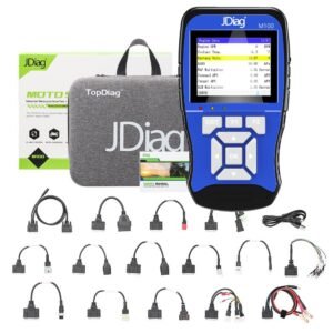 JDIAG M100 Moto Scanner Universal Motorcycle Scan Tool Dual System Motorcycle Detection System + Battery Detection- Standard Version