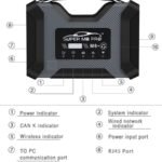 2025 Super MB Pro M6+ PRO for Doip Benz Diagnostic Tool Support BMW Aicoder E-SYS and Immercode, Bimmerlink APP (Truck Configuration)