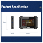 ANCEL V6 PRO Full System Car Scanner Car OBDII Diagnostic Tool Maintenance Reset Instrument IMMO DPF ABS 25+Reset