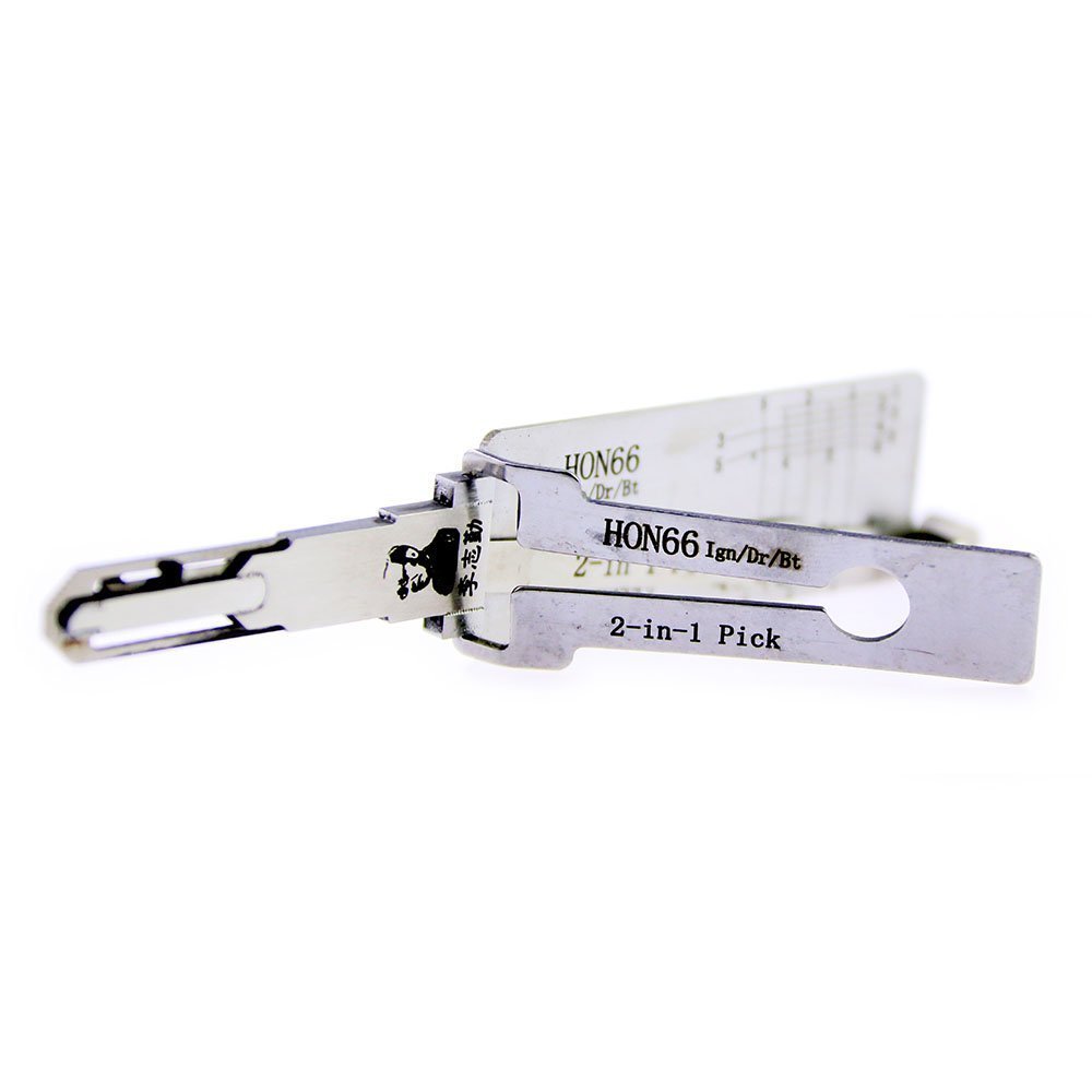 Lishi HON66 2in1 Decoder and Pick Tool Anti Glare for Honda