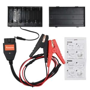 AERMOTOR Battery Charging Clamp Emergency Power Supply ECU OBD2 Connector Emergency Power Off Protector Memory Cable