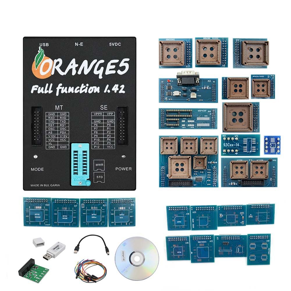 Orange5 V1.42 Orange 5 ECU Programer with Full Adapters