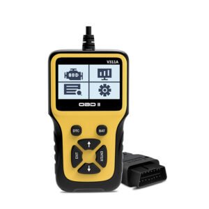 V311A OBD2 Car Code Reader with DTC BAT Shortcut Key Engine Fault Diagnosis Code Reading Card Automobile Fault Detection