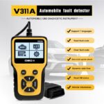 V311A OBD2 Car Code Reader with DTC BAT Shortcut Key Engine Fault Diagnosis Code Reading Card Automobile Fault Detection
