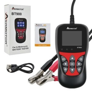 AERMOTOR BT900 Car / Motorcycle Battery Test Tool Supports 6V/12V