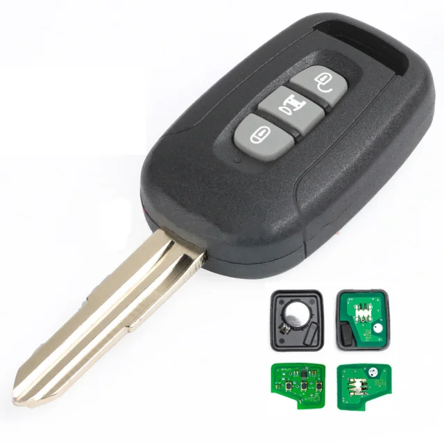 3 Buttons Car Remote Control Key 433MHz ID46 Chip for Chevrolet Captiva 2008-2013