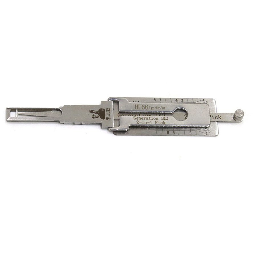 Lishi HU66 (Single Lifter) 2-in-1 Pick and Decoder for VW, Audi, Ford, Seat, Porsche, Skoda