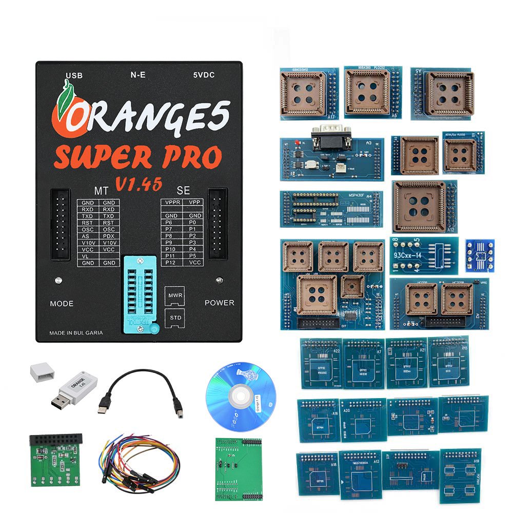 Orange5 Orange 5 SUPER PRO V1.45 ECU Programer with Full Adapters