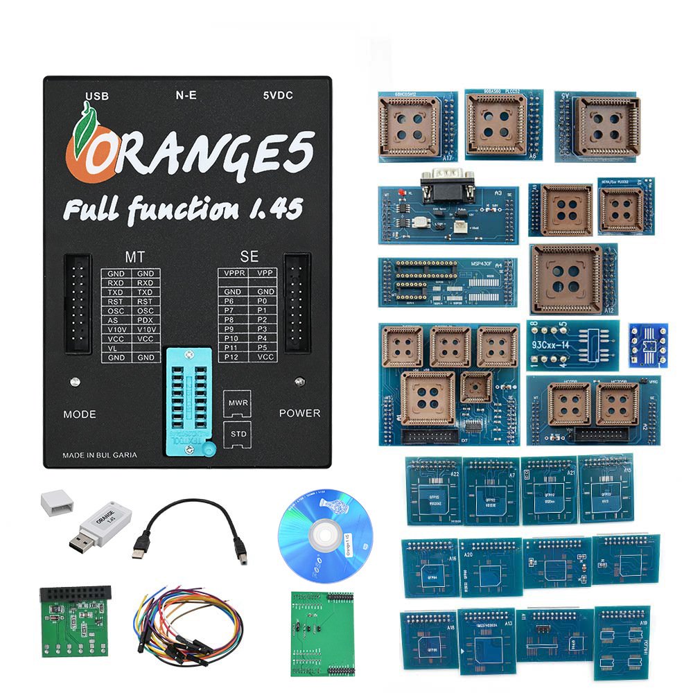 Orange5 V1.45 Orange 5 ECU Programer with Full Adapters