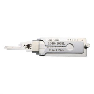 Lishi 1646/1069L 2-in-1 Pick & Decoder for National CompX Mailbox Locks C9200 / C8700 / 1646 / 1069L