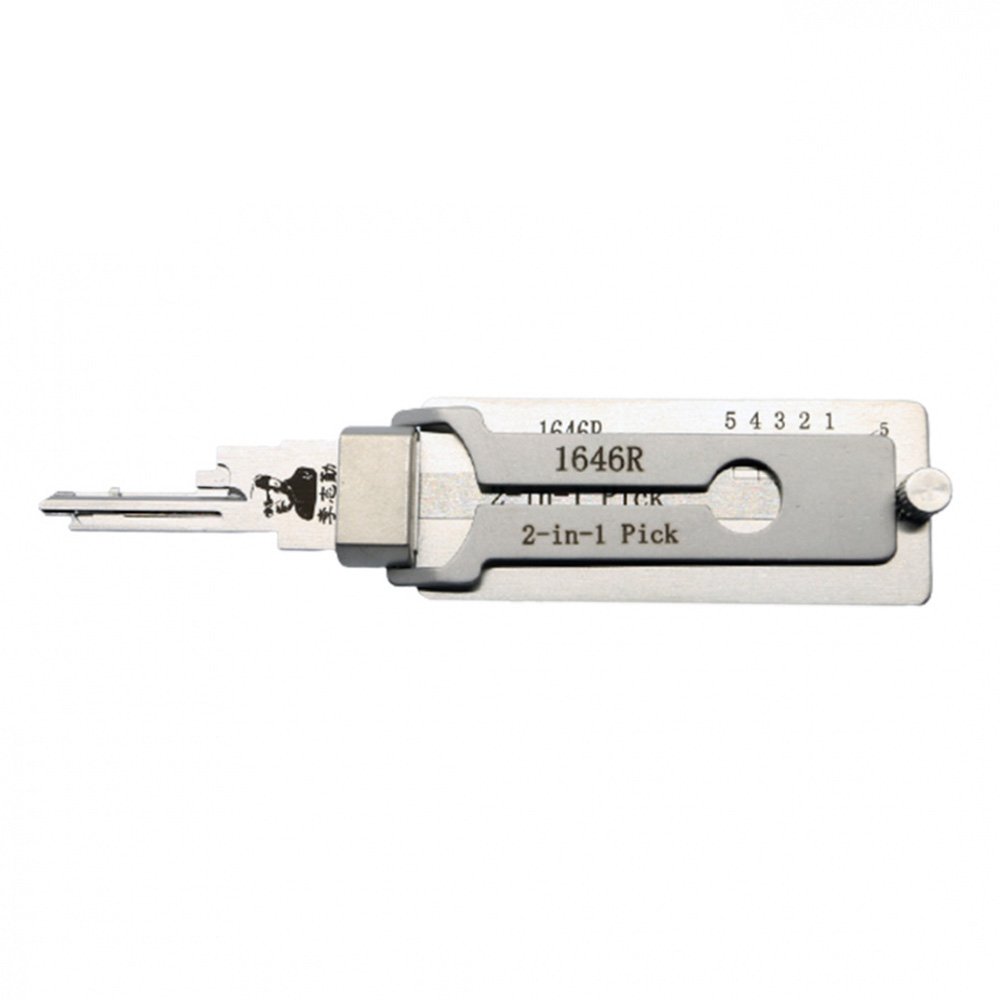 Lishi 1646R 2-in-1 Pick & Decoder for National CompX Mailbox Locks C9100 / C8700 / 1646R