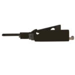 Lishi Style Abus-1 2-in-1 Pick & Decoder for Abus 6-Pin Keyway