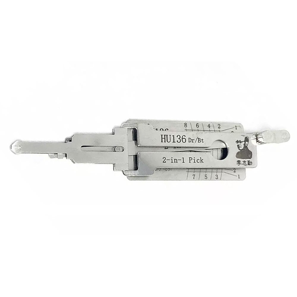 Lishi HU136 2-in-1 Decoder and Pick for Renault
