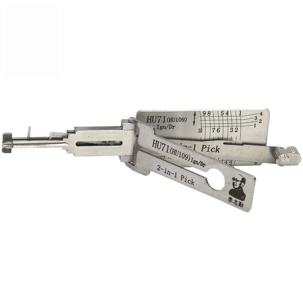 Lishi HU71(HU109) 2-in-1 Decoder and Pick for Scania Land Rover