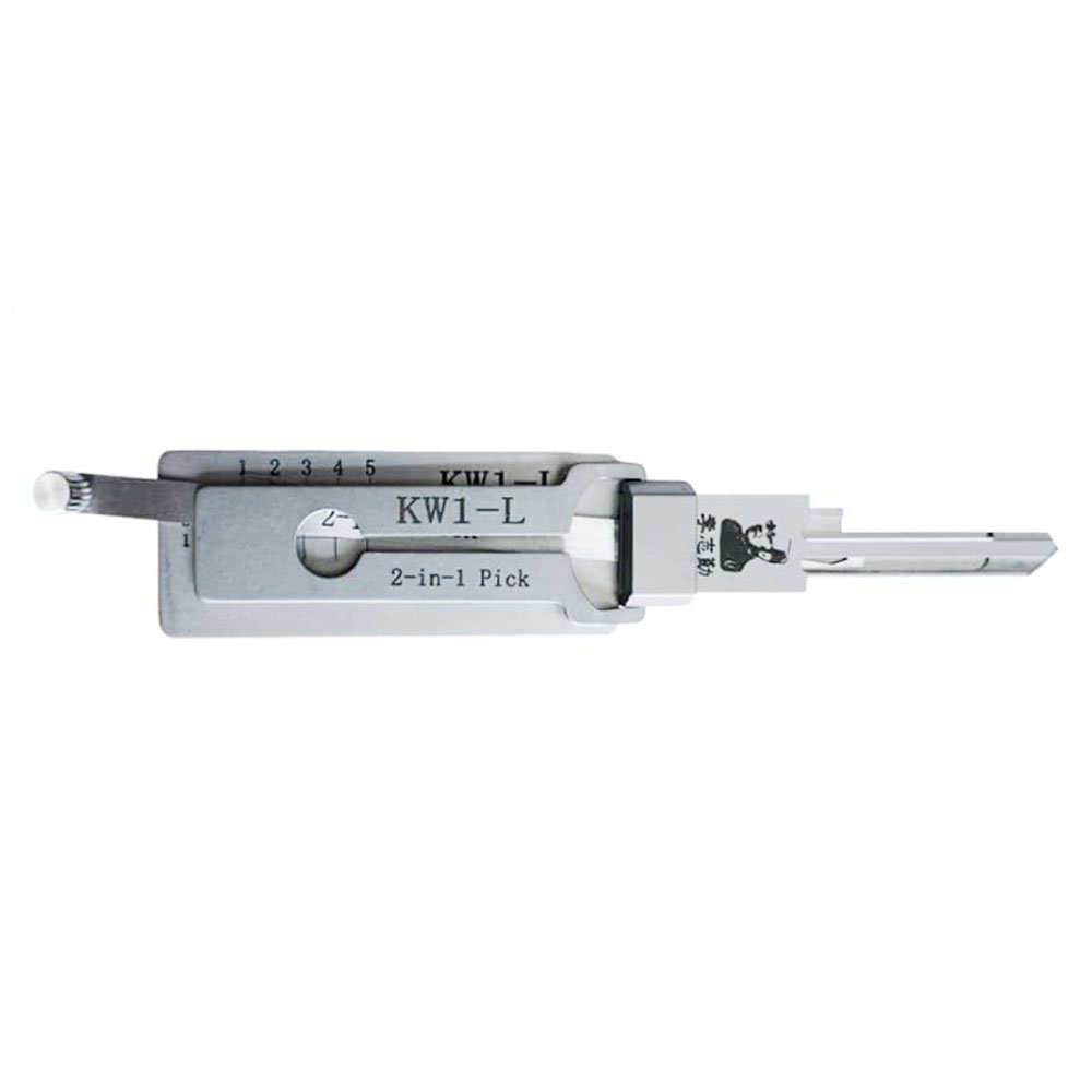Lishi KW1-L 2-in-1 Pick & Decoder Left Hand Reverse for 5-Pin Kwikset Keyway